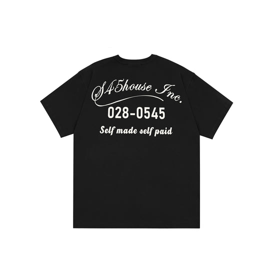 S45 Text Typography Printed Tee | Face 3 Face