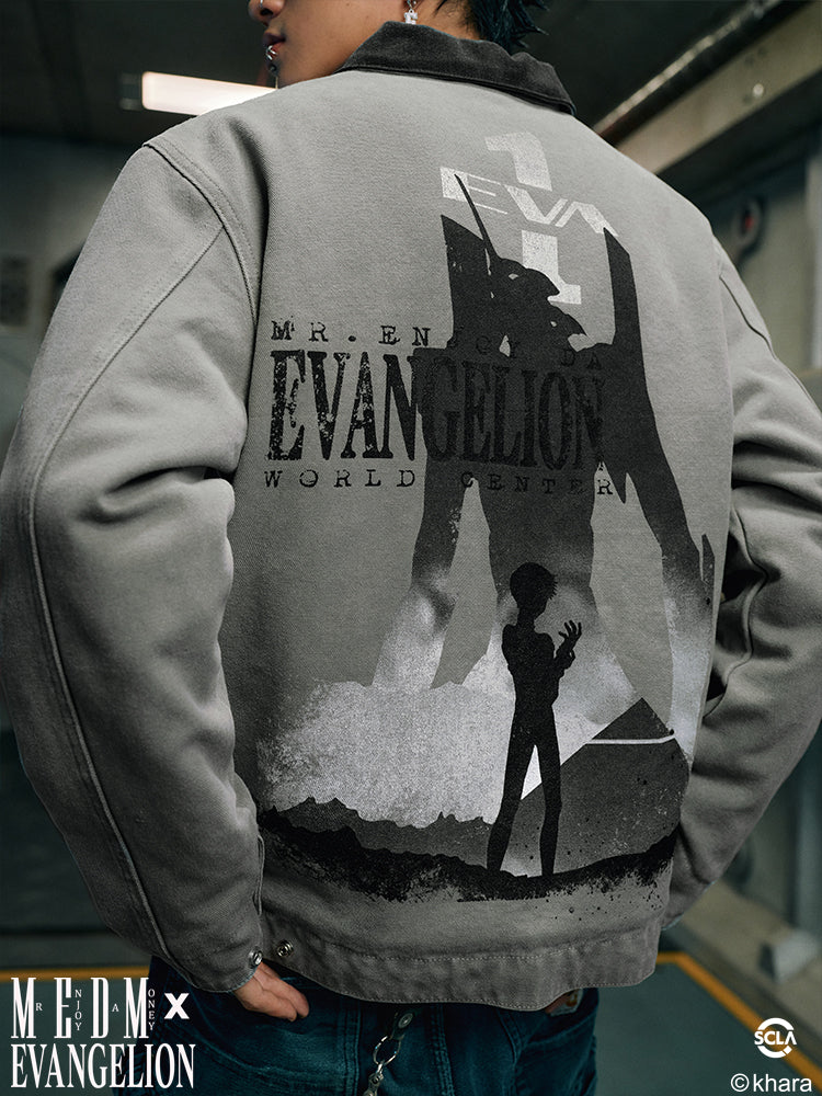MEDM x EVA Unit-01, Unit-02 Washed Detroit Jacket | Face 3 Face