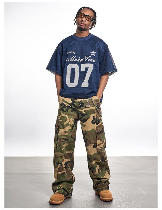 F3F Select Number 07 Print Mesh Jersey | Face 3 Face