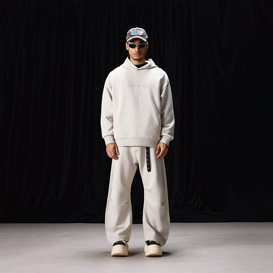 Labt Wool Air Layer Embroidered Hoodie | Face 3 Face