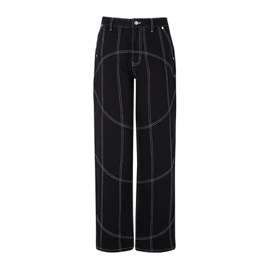 AFGK Stitching Denim Jeans