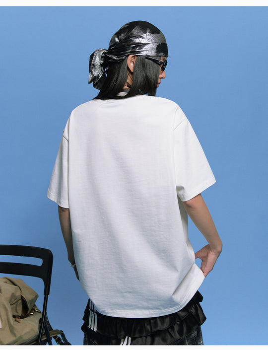 MEDM Star Lace Patch Logo Tee | Face 3 Face