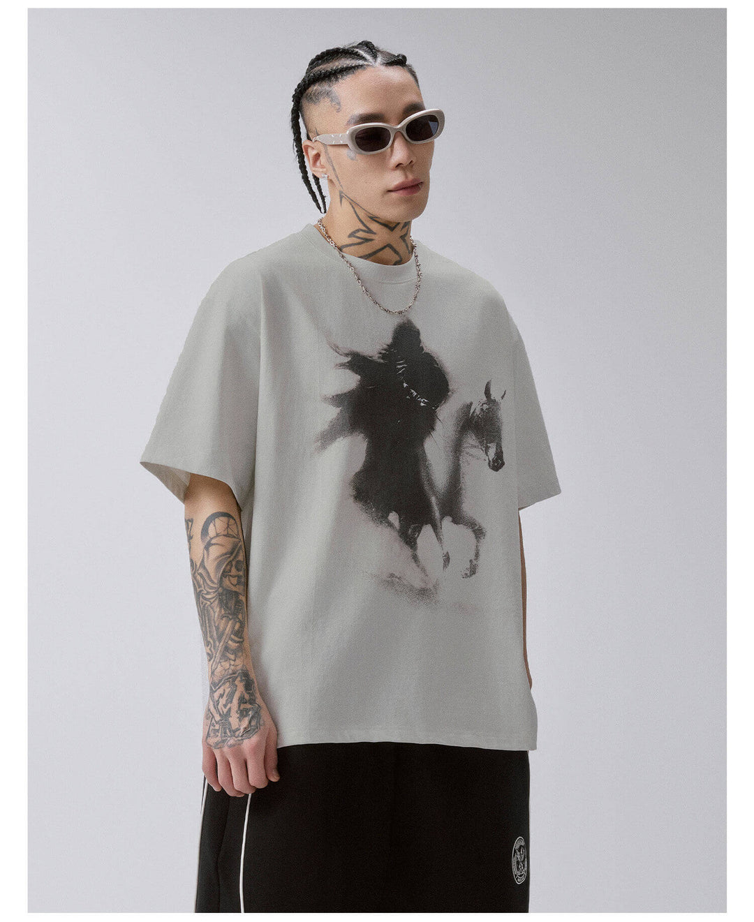 F2CE Phantom Rider Vintage Print Short Sleeve Tee | Face 3 Face