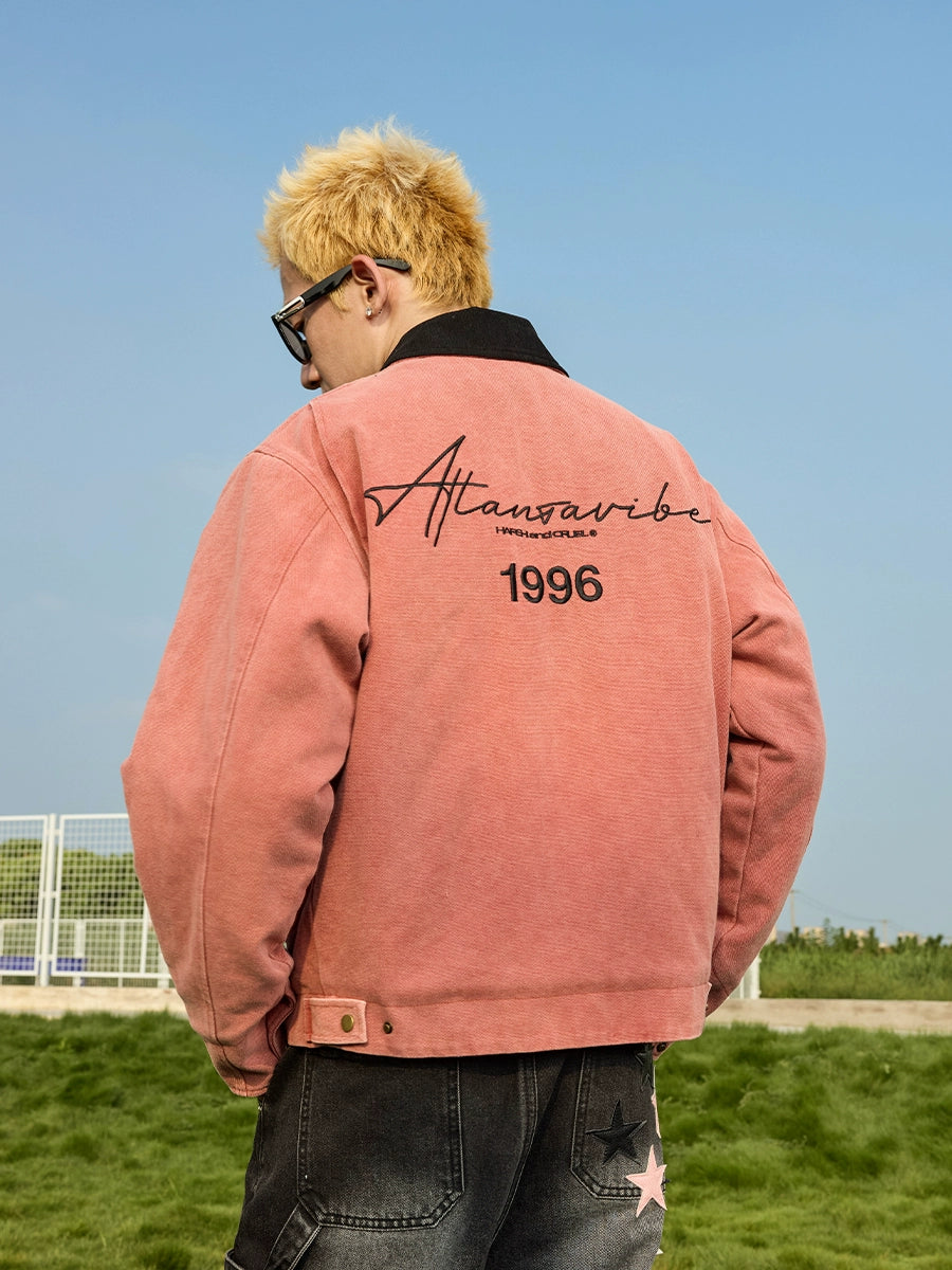 Harsh and Cruel Detroit Retro Embroidered Jacket | Face 3 Face