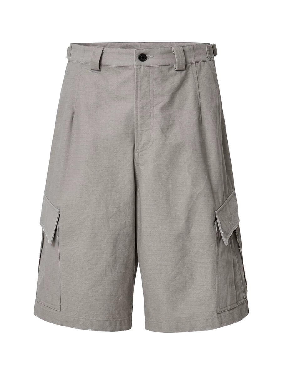 F2CE Cargo Pocket Distressed Baggy Shorts | Face 3 Face