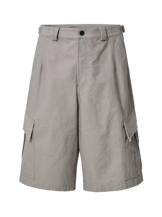 F2CE Cargo Pocket Distressed Baggy Shorts | Face 3 Face