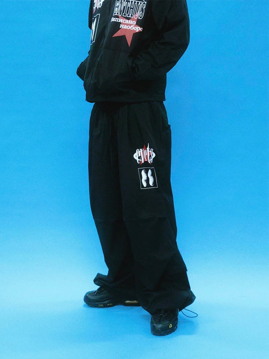 EVETS Pleated Baggy Paratrooper Pants | Face 3 Face