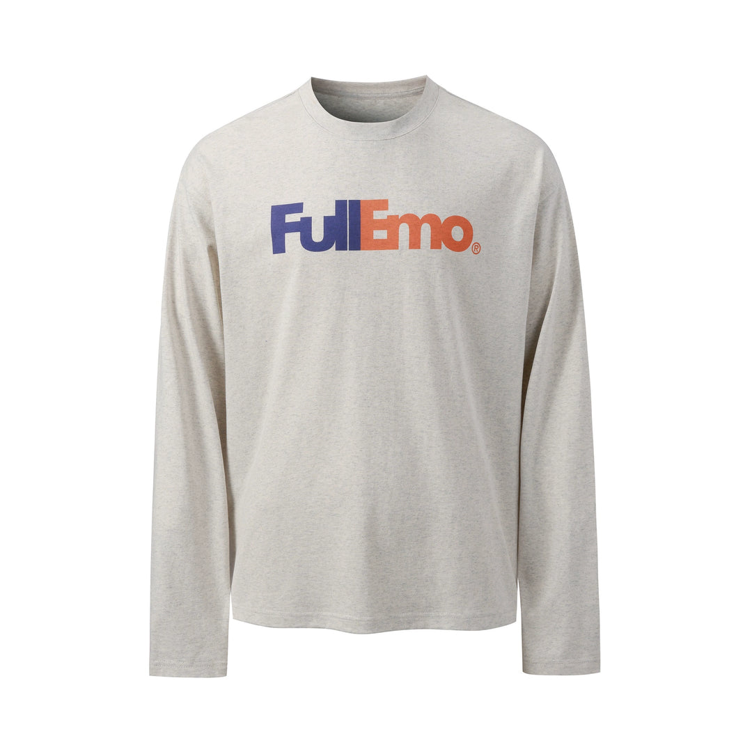 NOVACAM Vintage Playful Logo Long Sleeve Tee | Face 3 Face