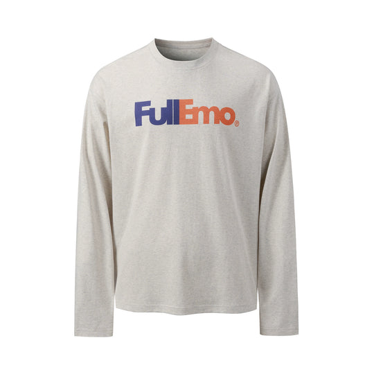 NOVACAM Vintage Playful Logo Long Sleeve Tee | Face 3 Face