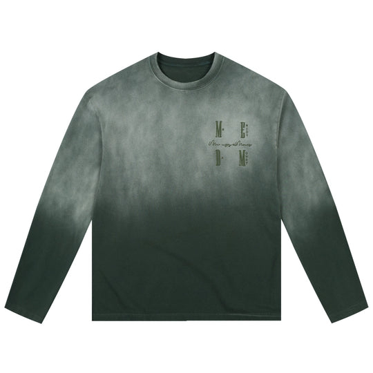 MEDM Gradient Washed Long Sleeve Tee | Face 3 Face