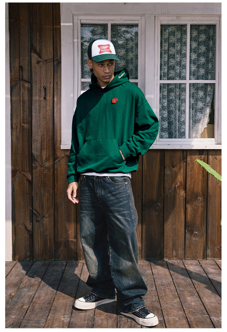 Remedy Metal Wax Seal Chain Embroidered Hoodie | Face 3 Face