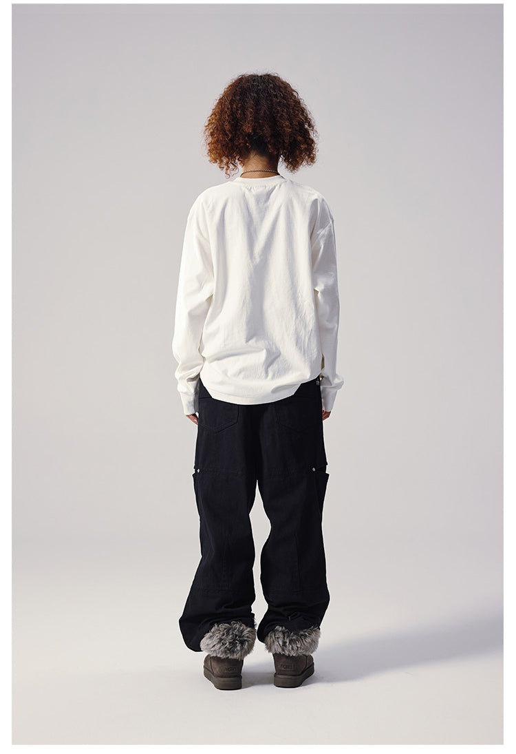 Remedy Puppy Print Long Sleeve Tee | Face 3 Face