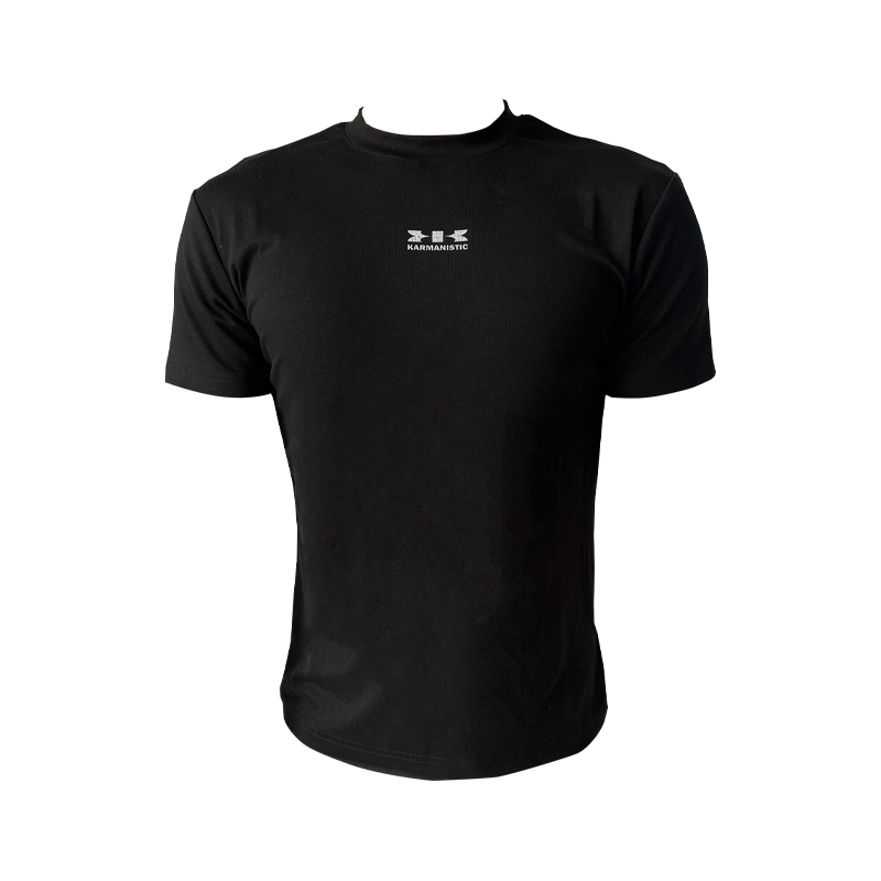 KARMANISTIC Small Logo Slim Stretch Tee | Face 3 Face