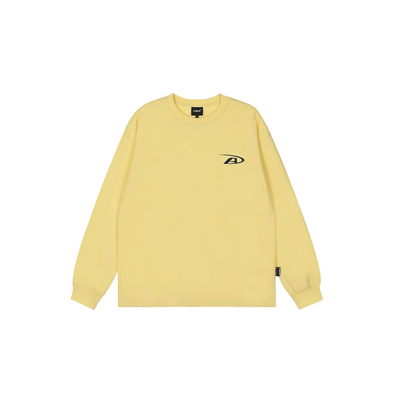 Achock Basic Logo Print Long Sleeve Tee | Face 3 Face