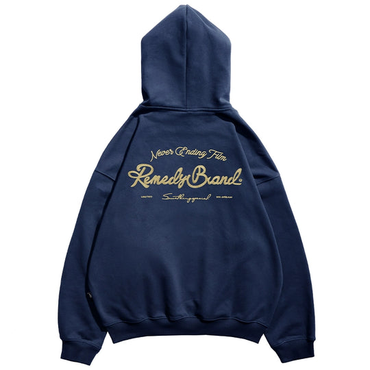 Remedy Metal Wax Seal Chain Embroidered Hoodie | Face 3 Face