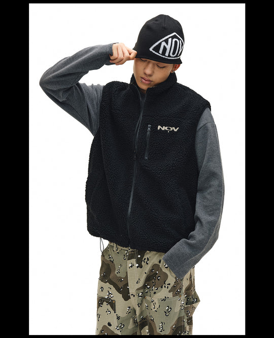 NOVACAM Camouflage Fleece Reversible Vest | Face 3 Face