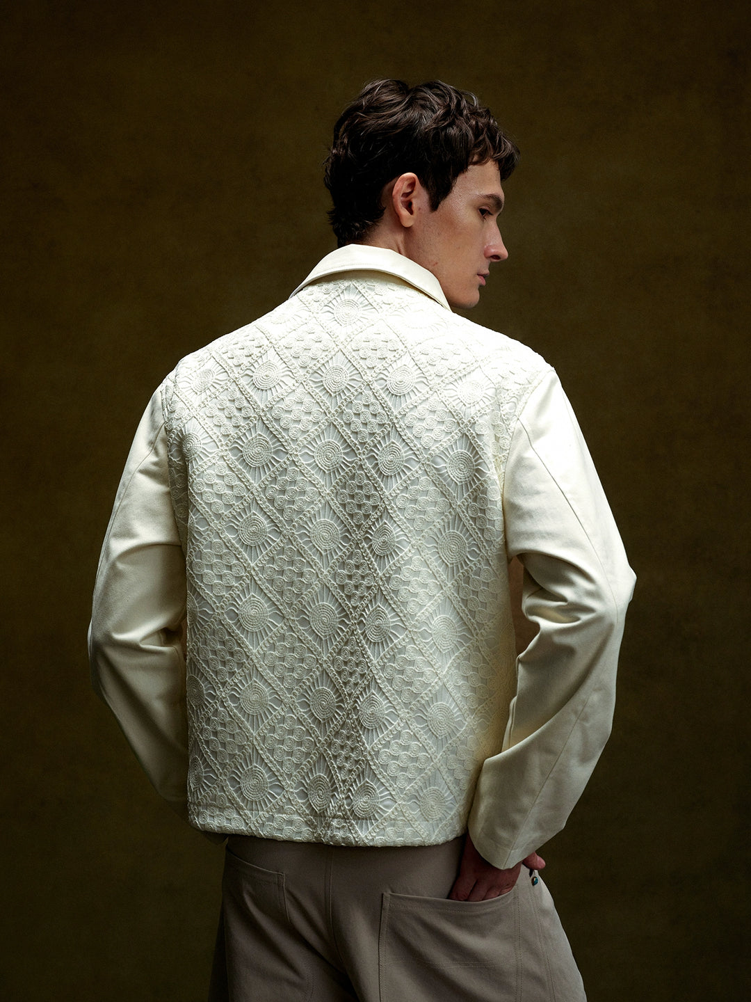 YADcrew Lace Knit Jacket | Face 3 Face