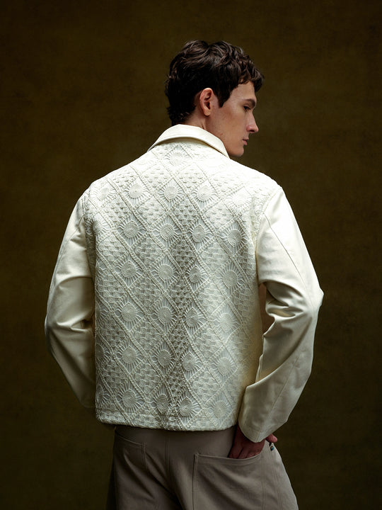 YADcrew Lace Knit Jacket | Face 3 Face