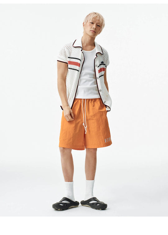 MEDM Quick Dry Embroidered Beach Shorts | Face 3 Face