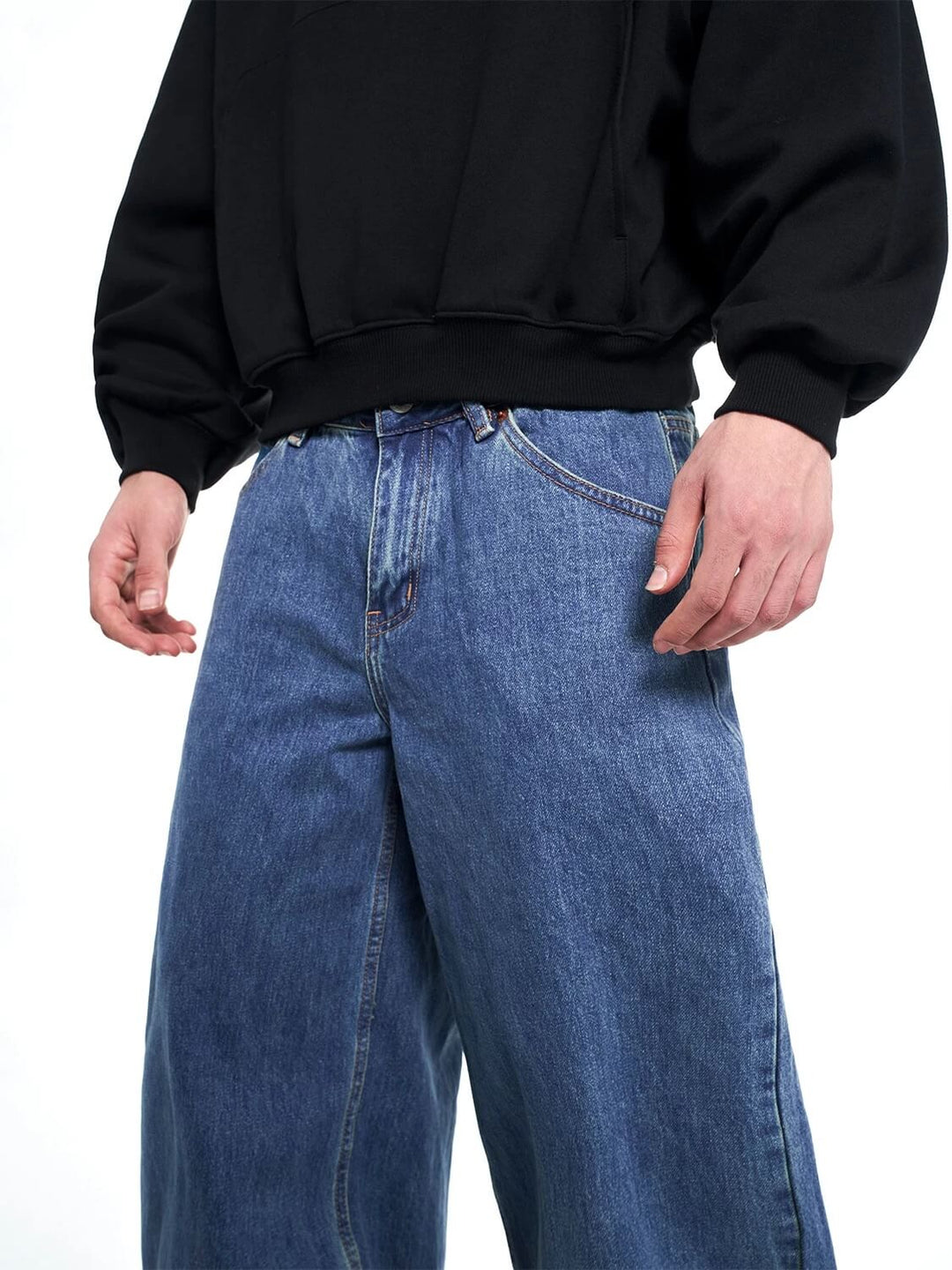 F3F Select Vintage Light Wash Baggy Jeans | Face 3 Face