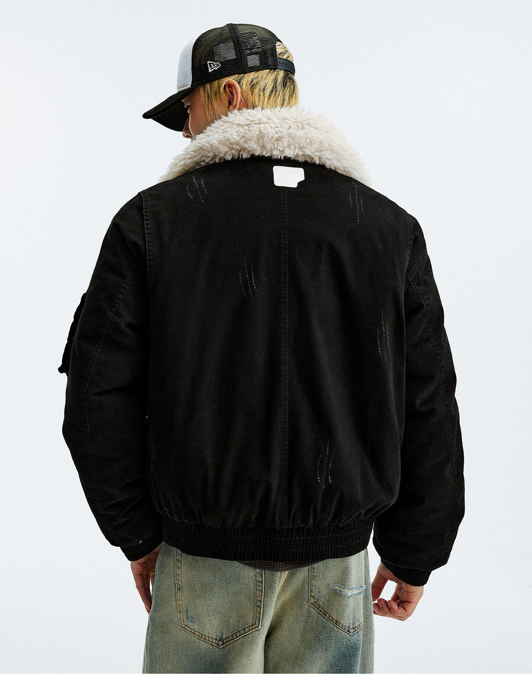 MEDM Reversible Sherpa Flight Jacket | Face 3 Face