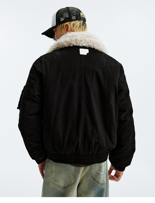MEDM Reversible Sherpa Flight Jacket | Face 3 Face