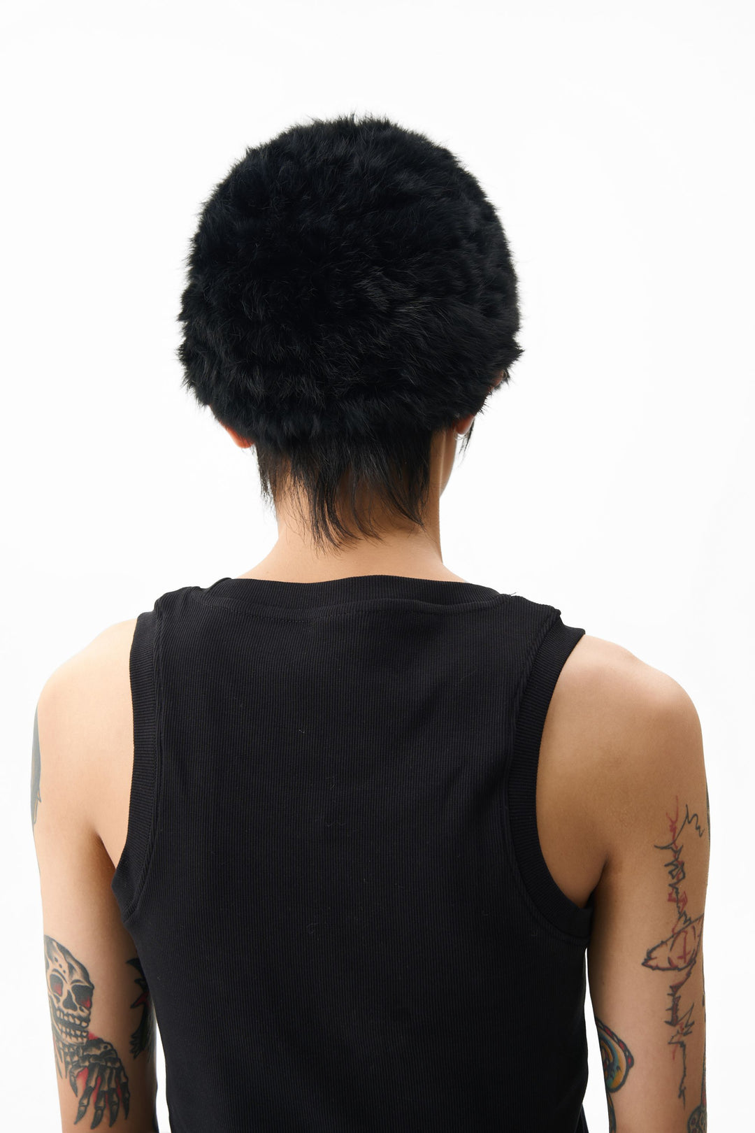 KARMANISTIC Metal Logo Fur Beanie | Face 3 Face