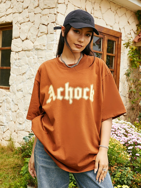 Achock Dot Logo Blur Print Tee | Face 3 Face