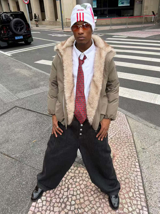 STEEPC Eco Faux Fur Lined Down Jacket | Face 3 Face