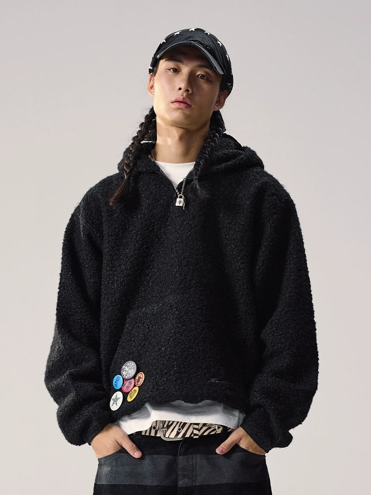 Remedy Sherpa Fleece Half Zip Hoodie | Face 3 Face