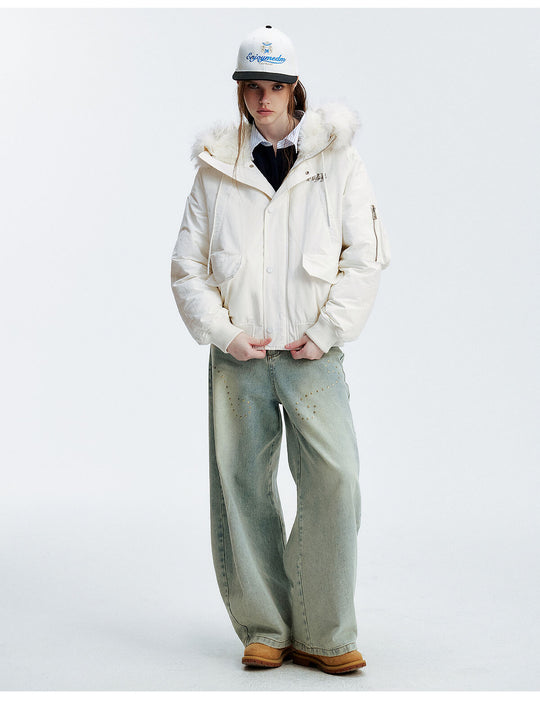 MEDM Fur Hood N-2B Flight Jacket | Face 3 Face