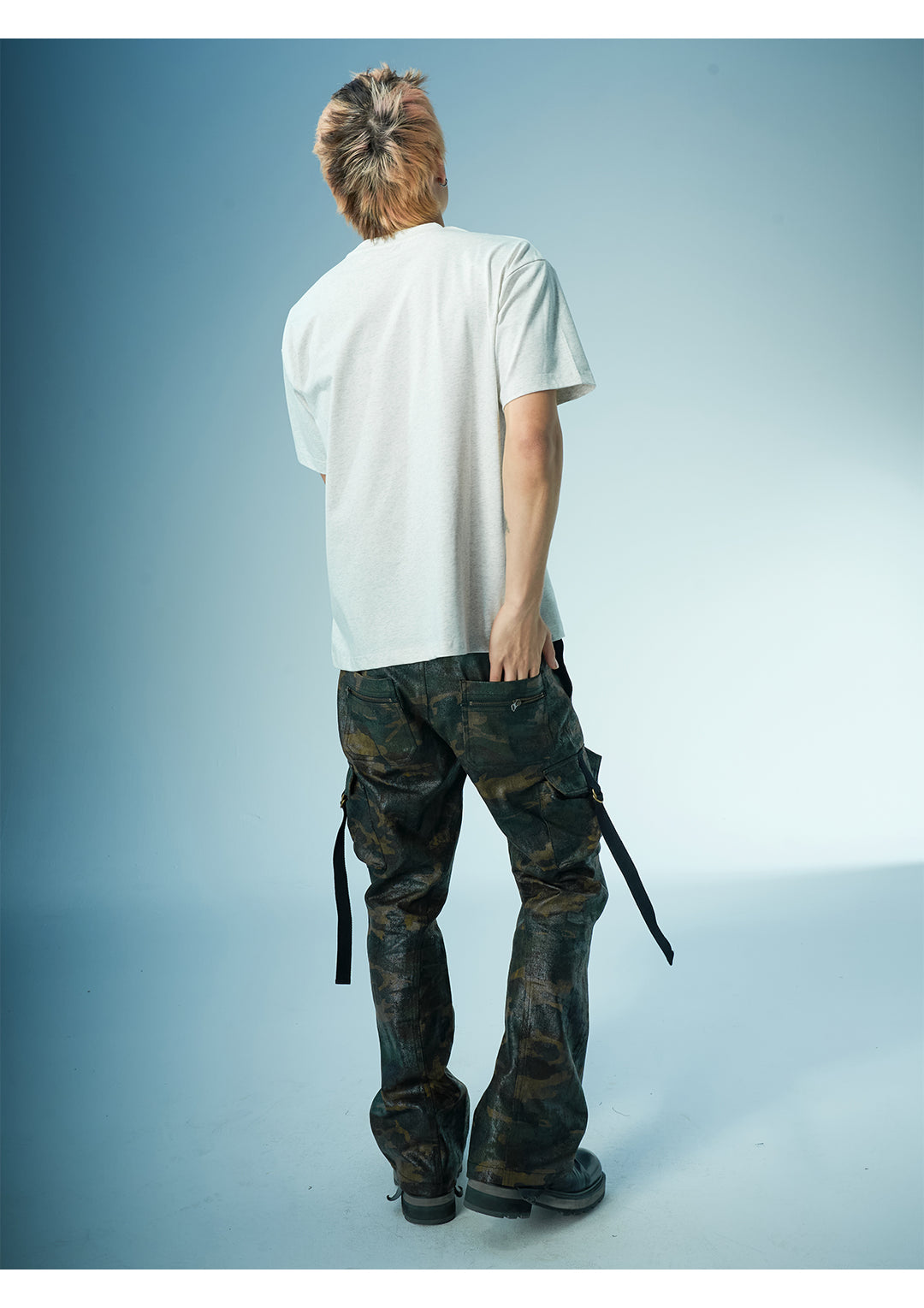 EVILKNIGHT(EK) Waxed Camo 3D Pocket Utility Cargo Pants | Face 3 Face