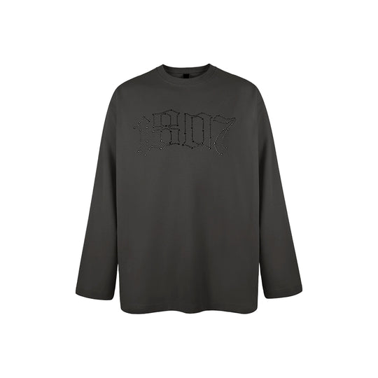 1807 Rhinestone Logo Long Sleeve Tee | Face 3 Face