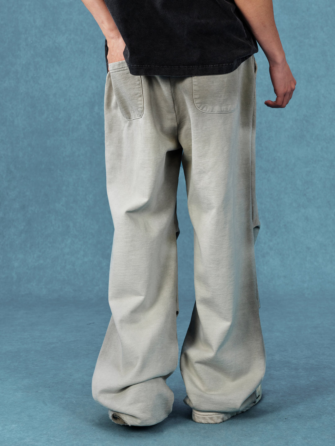 MEDM Washed and Dyed Embroidered Sweatpants | Face 3 Face