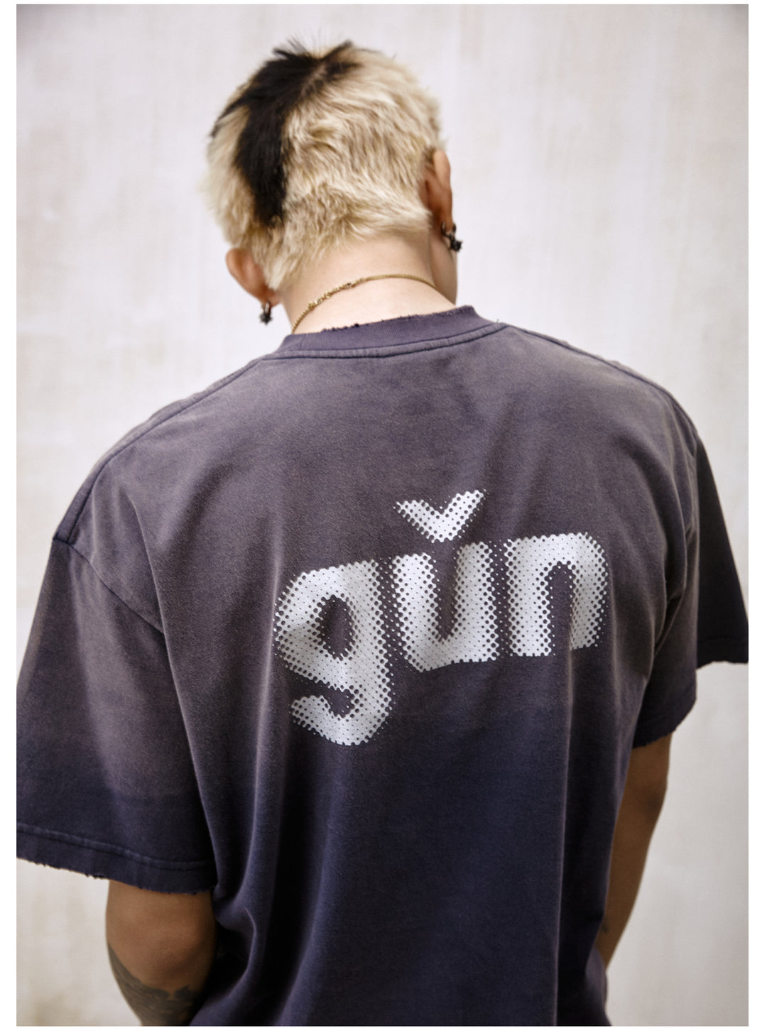 Remedy Dot Print Washed Tee | Face 3 Face