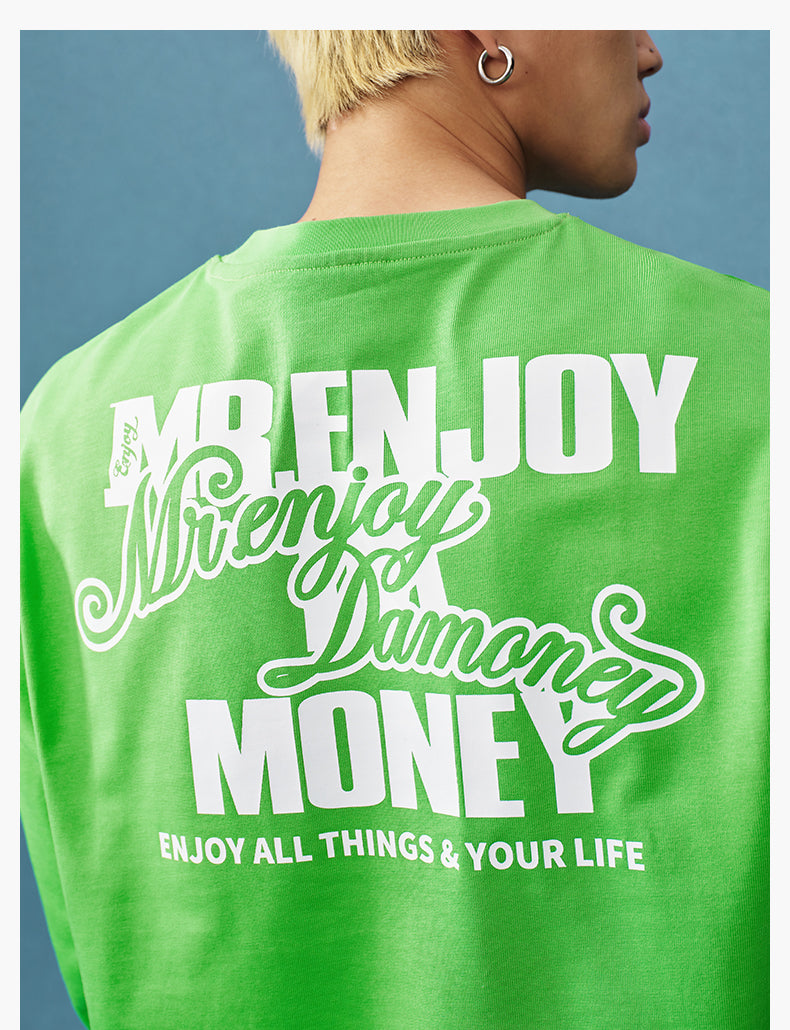 MEDM Basic M Logo Printed Long Sleeve Tee | Face 3 Face