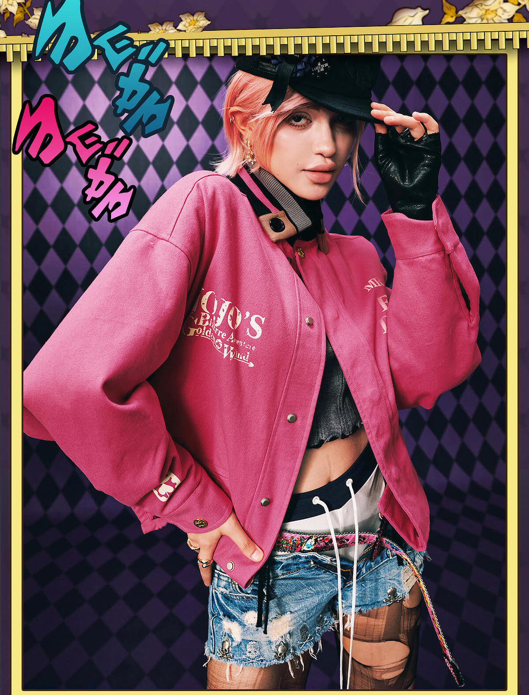 MEDM × JOJO Diamond Plaid Quilted Work Jacket | Face 3 Face