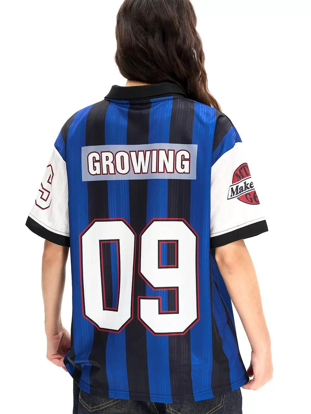 F3F Select Contrast Stripe Short Sleeve Polo Soccer Jersey | Face 3 Face