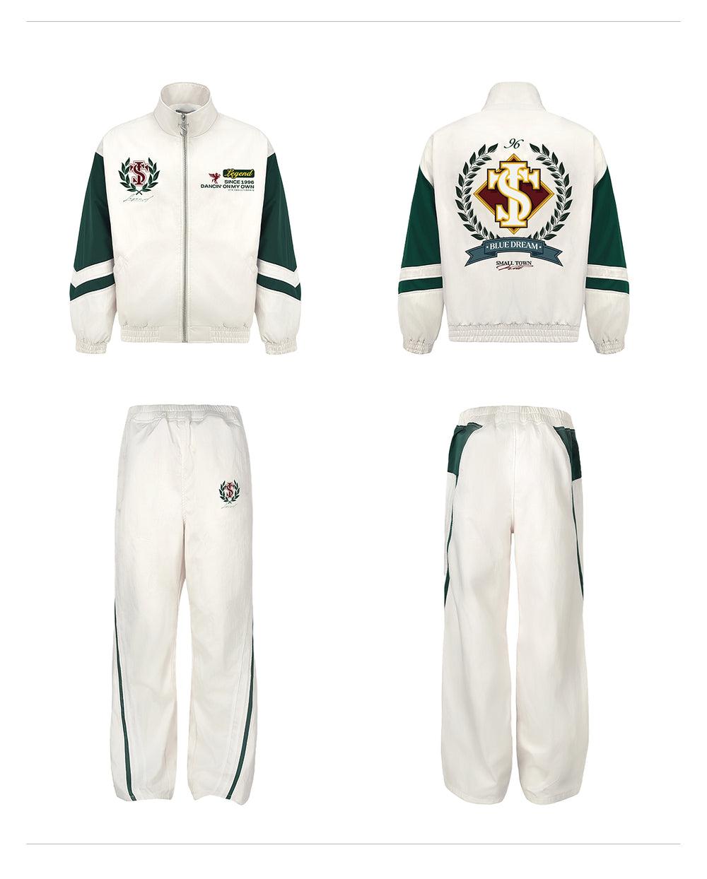 Small Town Kid Colorblock Track Jacket Set | Face 3 Face