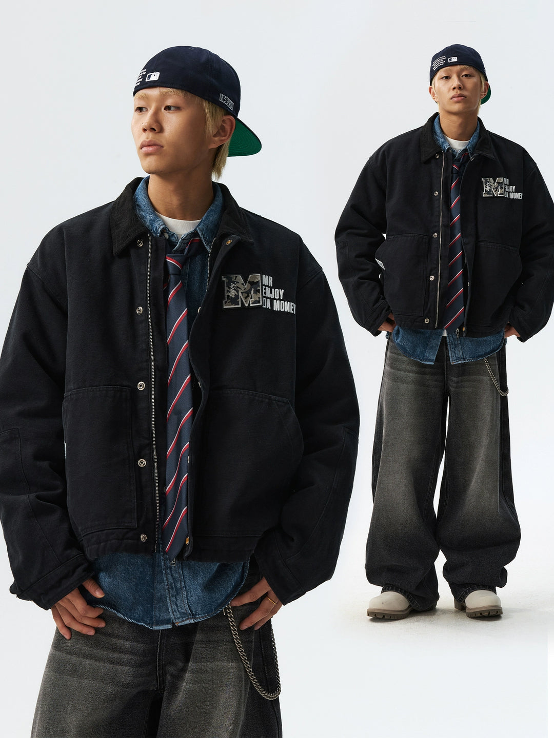 MEDM Camouflage Velcro Patch Detroit Jacket | Face 3 Face