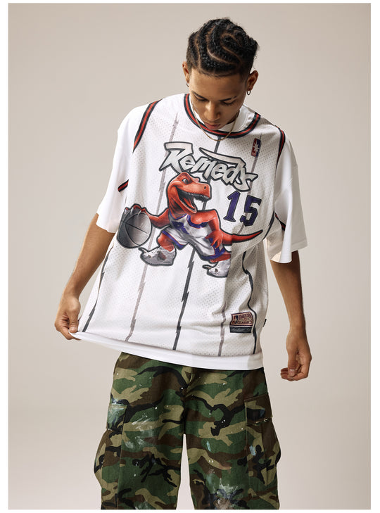 Remedy Dinosaur Jersey Digital Print Tee | Face 3 Face