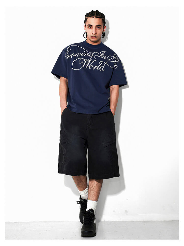 F3F Select Large Calligraphy Print Tee | Face 3 Face