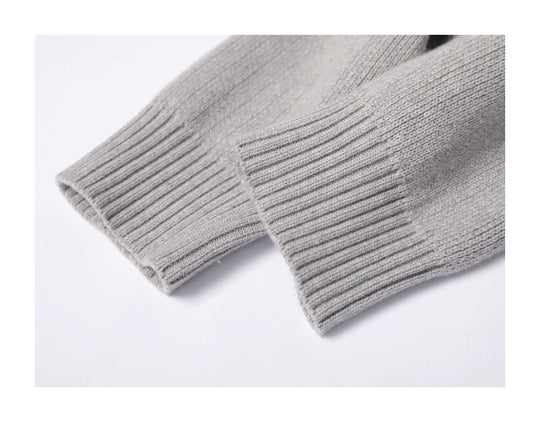 KARMANISTIC Embroidered Zip Up Knit Hoodie | Face 3 Face