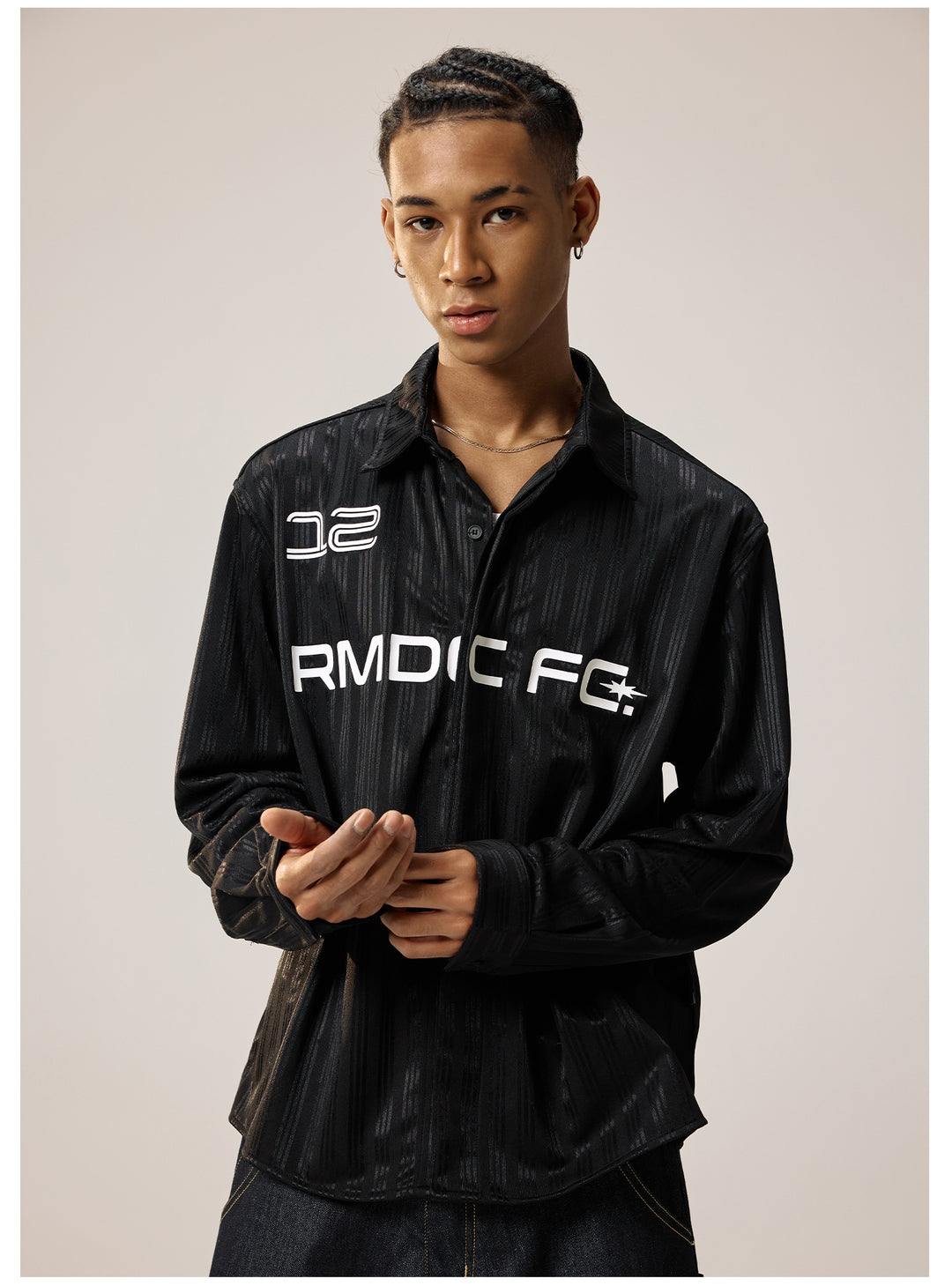 Remedy Silk Striped Long Sleeve Shirt | Face 3 Face