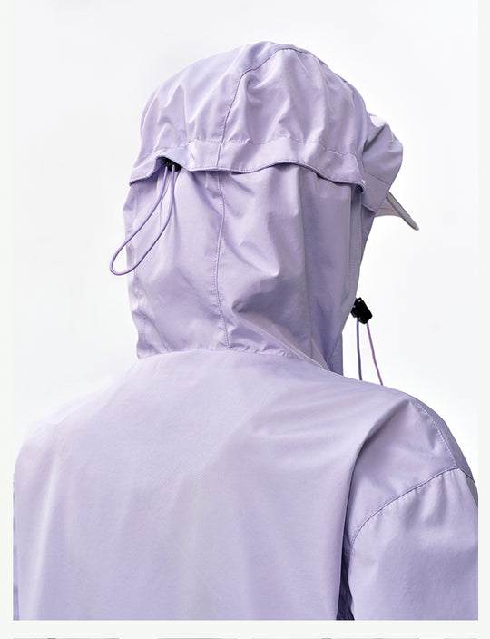 MEDM Basic Logo Embroidered Hardshell Jacket | Face 3 Face