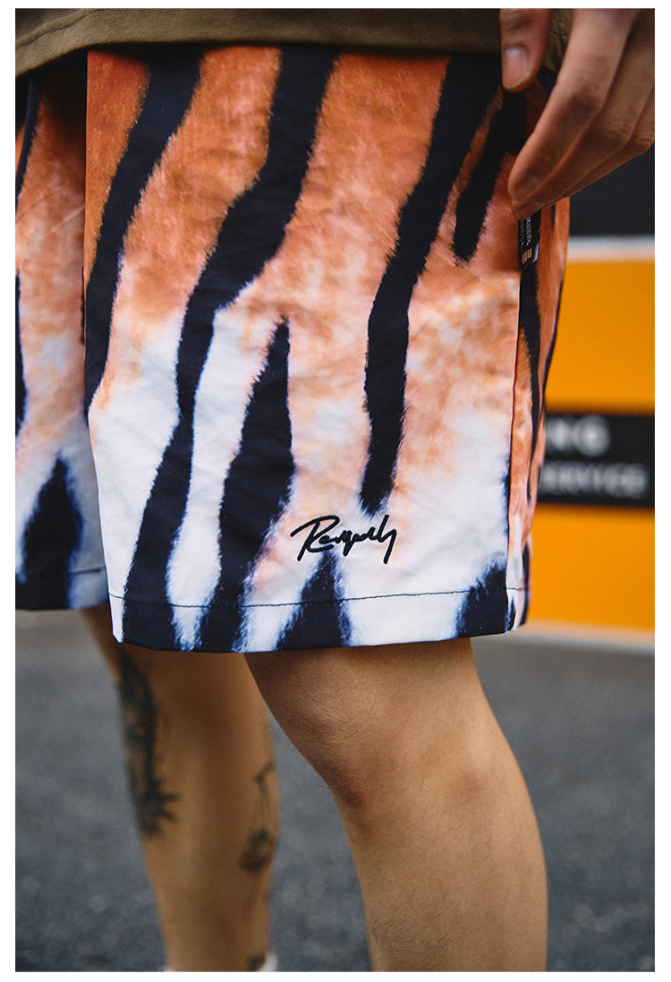 Remedy Animal Print Quick Dry Nylon Shorts | Face 3 Face