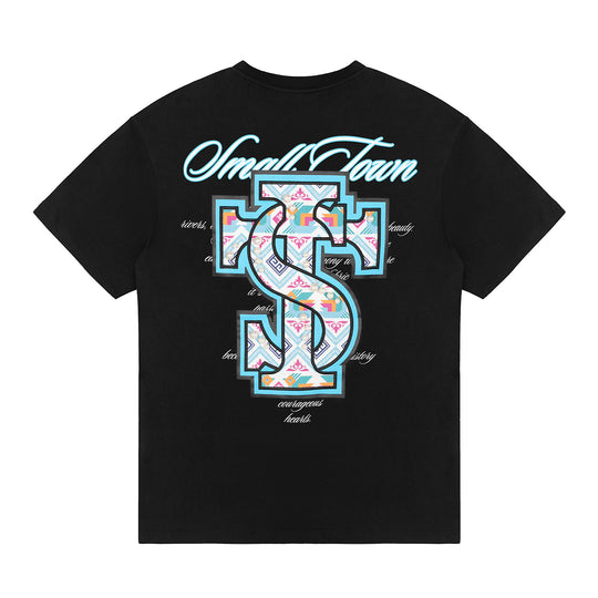 Small Town Kid Pearl Ethnic ST Logo Patch Tee | Face 3 Face