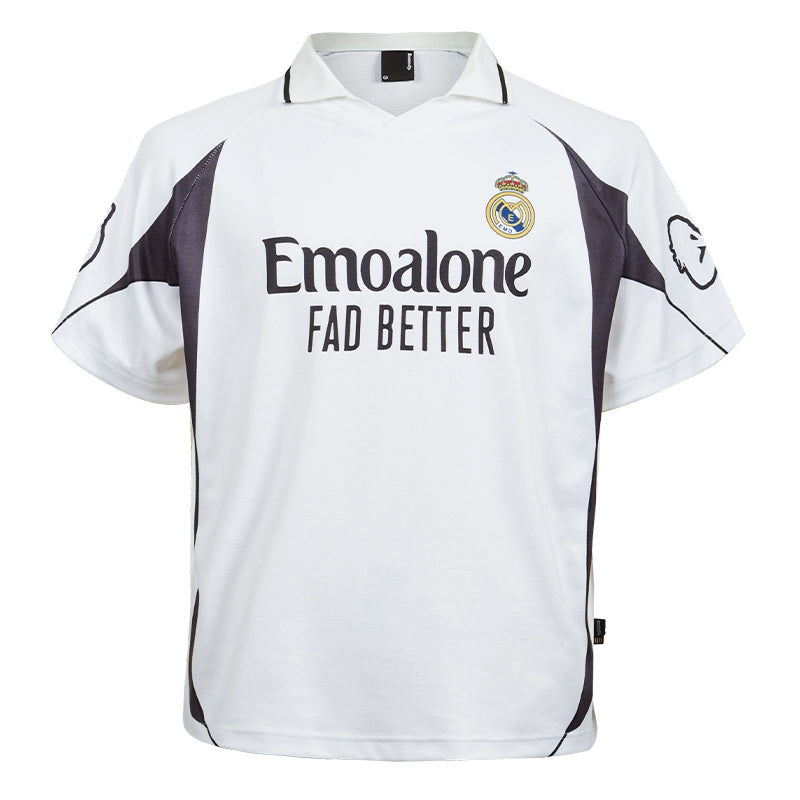 Remedy Emoalone Print Inspired Soccer Jersey Polo Shirt | Face 3 Face