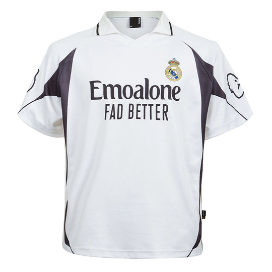 Remedy Emoalone Print Inspired Soccer Jersey Polo Shirt | Face 3 Face