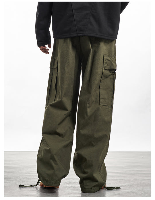 F3F Select Drawstring Ripstop Fabric Cargo Pants | Face 3 Face